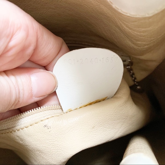 ❤️Gucci White Patent Bamboo Sling Bag - Picture 7 of 8